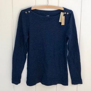 J. CREW Painter Tee in Indigo